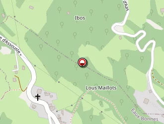 Carte de Ossau Réno à Eaux-bonnes