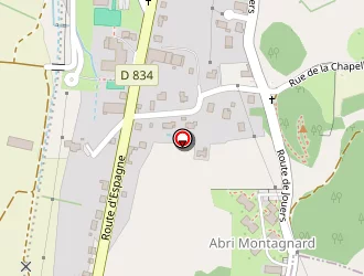 Carte de Abri Montagnard à Bedous