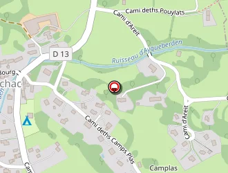 Carte de Camping Hautacam à Préchac