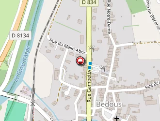 Carte de Le Mayabor à Bedous