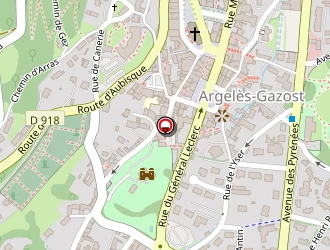 Carte de Pressing Stop à Argelès-gazost