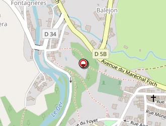 Carte de F Jaureguiberry N Jauregui à Aspet