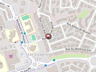 Carte de Super U à Port-la-nouvelle