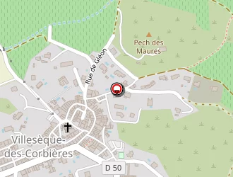 Carte de Buchaca Annick à Villesèque-des-corbières