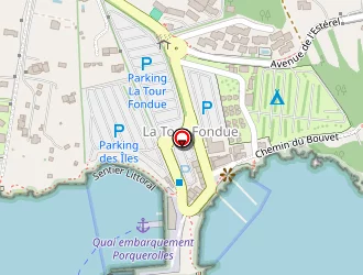 Carte de Autour De La Mer à Hyères