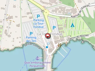 Carte de Les Trois Iles à Hyères