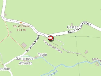 Carte de Clot à Lourdios-ichère