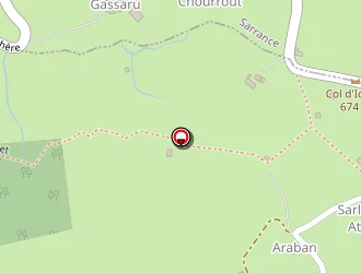 Carte de Auberge Chez Lamothe à Lourdios-ichère