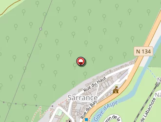 Carte de Peyroutou Joseph à Sarrance