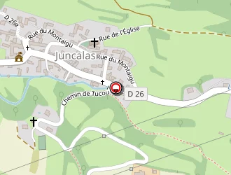 Carte de La Poste à Juncalas