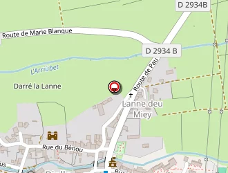 Carte de L'ayguelade à Bielle