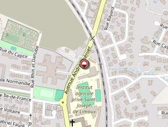 Carte de Institut Saint Joseph à Limoux