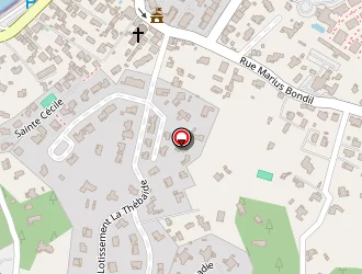 Carte de Com. Un Drapeau à Six-fours-les-plages