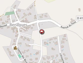 Carte de Terrain Multisports De Bénagues à Benagues