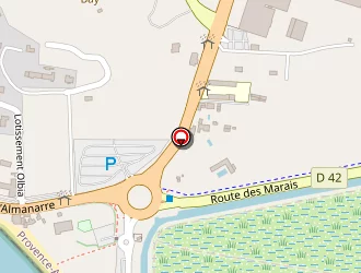 Carte de Base Nautique Almanarre à Hyères