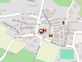 Carte de Jacques Edwige à Serviès-en-val