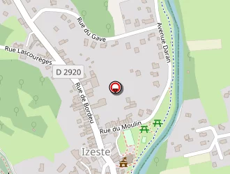 Carte de Terrains De Petanque à Izeste