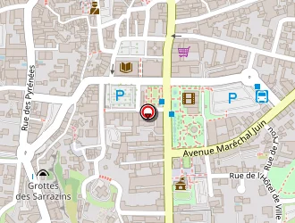 Carte de Art Zone à Lourdes