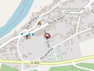 Carte de Ecole Primaire à Miramont-de-comminges