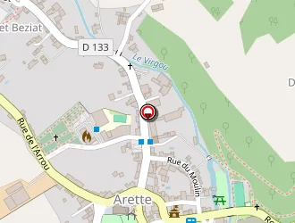 Carte de La Poste à Arette