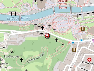 Carte de Hotel American à Lourdes