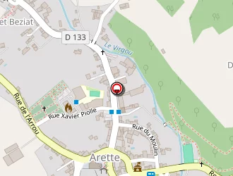 Carte de Kiné Baretous à Arette