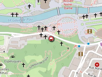 Carte de Café Saint Honoré à Lourdes