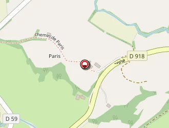 Carte de La Poste à Montory