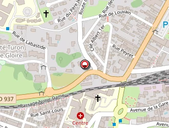 Carte de Le Tydos à Lourdes