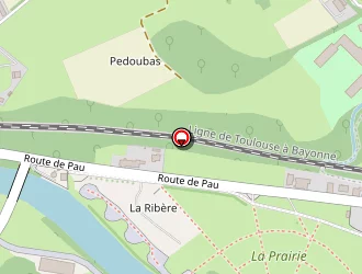 Carte de Couvent Immaculée Conception à Lourdes