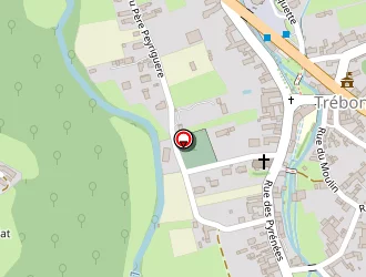 Carte de Cazeaux Jacques à Trébons