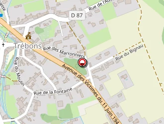 Carte de Montes Louis à Trébons