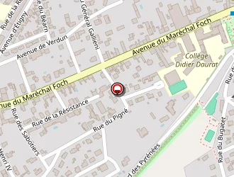 Carte de Mangeard André à Saint-gaudens