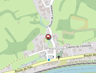 Carte de Esmesa à Peyrouse