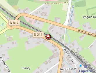 Carte de Tapie (ets) à Capvern