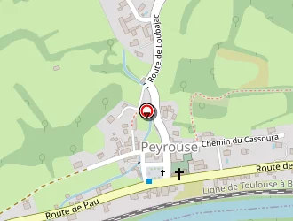 Carte de Lac-bourdette Guy à Peyrouse