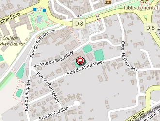 Carte de Stade Du Saudet à Saint-gaudens