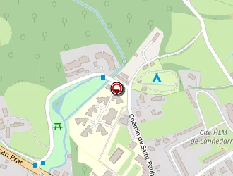 Carte de Monastère Dominicaines Cloitrées à Lourdes