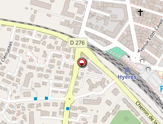 Carte de Megaservices à Hyères