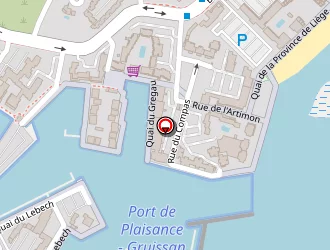 Carte de Pavillon Royal à Gruissan