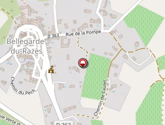 Carte de La Poste à Bellegarde-du-razès