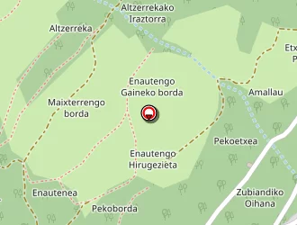 Carte de Ahado Xavier à Arnéguy