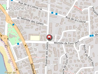 Carte de Monnier Brigitte à Six-fours-les-plages