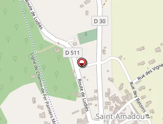 Carte de Agence Postale à Saint-amadou