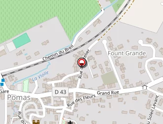 Carte de La Poste à Pomas