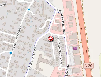 Carte de Isabelle Fournie Dejean à Pamiers