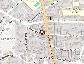 Carte de Les Printanières à Hyères