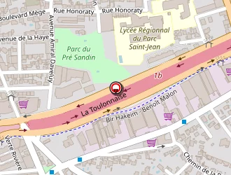 Carte de L'etanchéité Méditéranéenne à Toulon