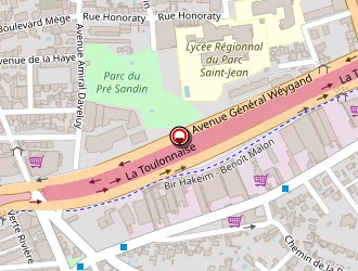 Carte de Nicolini Georges à Toulon