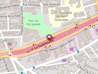 Carte de Corre Nicolas à Toulon